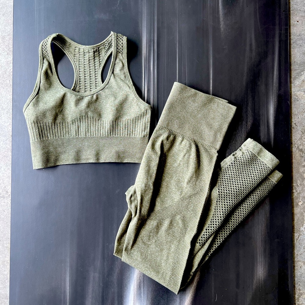 Workout Set - Olive Green